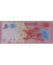 Аргентина 20 песо 2017 UNC. арт. 3831